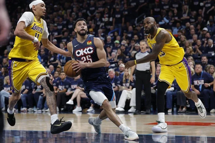NBA: Los Angeles Lakers at Oklahoma City Thunder